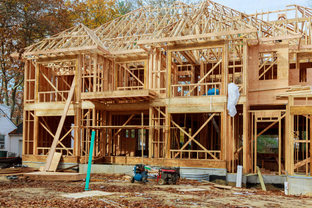 Two-story Residential Wood Stud Framing