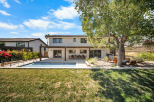 Two-story Stucco Home with Rectangular Pool in Calabasas 4 Ways to Finance Your Backyard Project