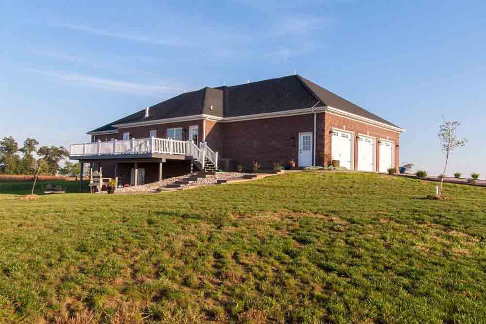 home construction planning on personal land with house layout plan