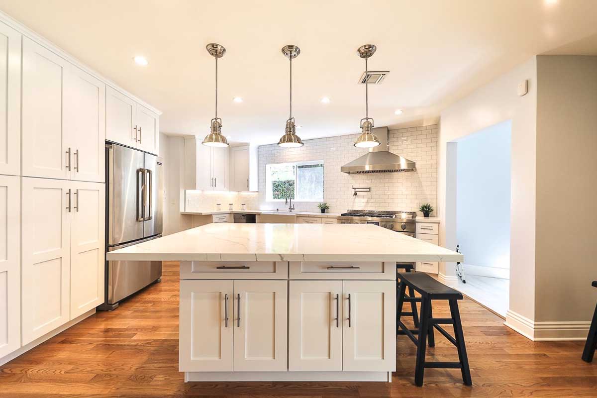Major kitchen remodel in Los Angeles CA by Rnd Builders Inc