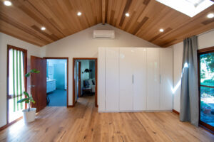 Spacious Bedroom with Vaulted Timber Ceiling in Santa Rosa Valley Is Guest Room Conversion Cost in Los Angeles Expensive?
