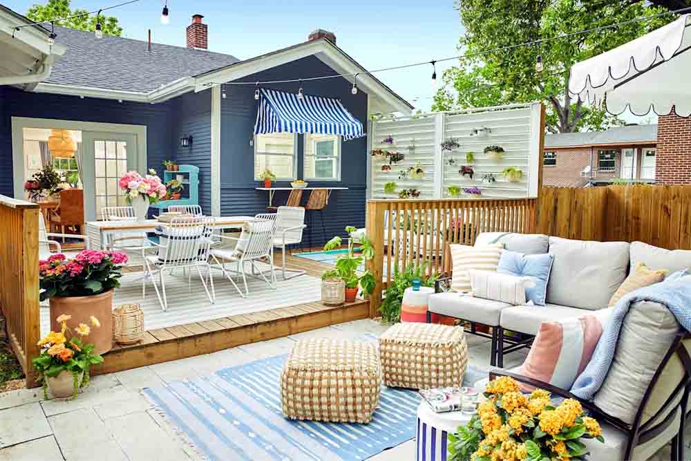 Simple backyard deck ideas for small yards